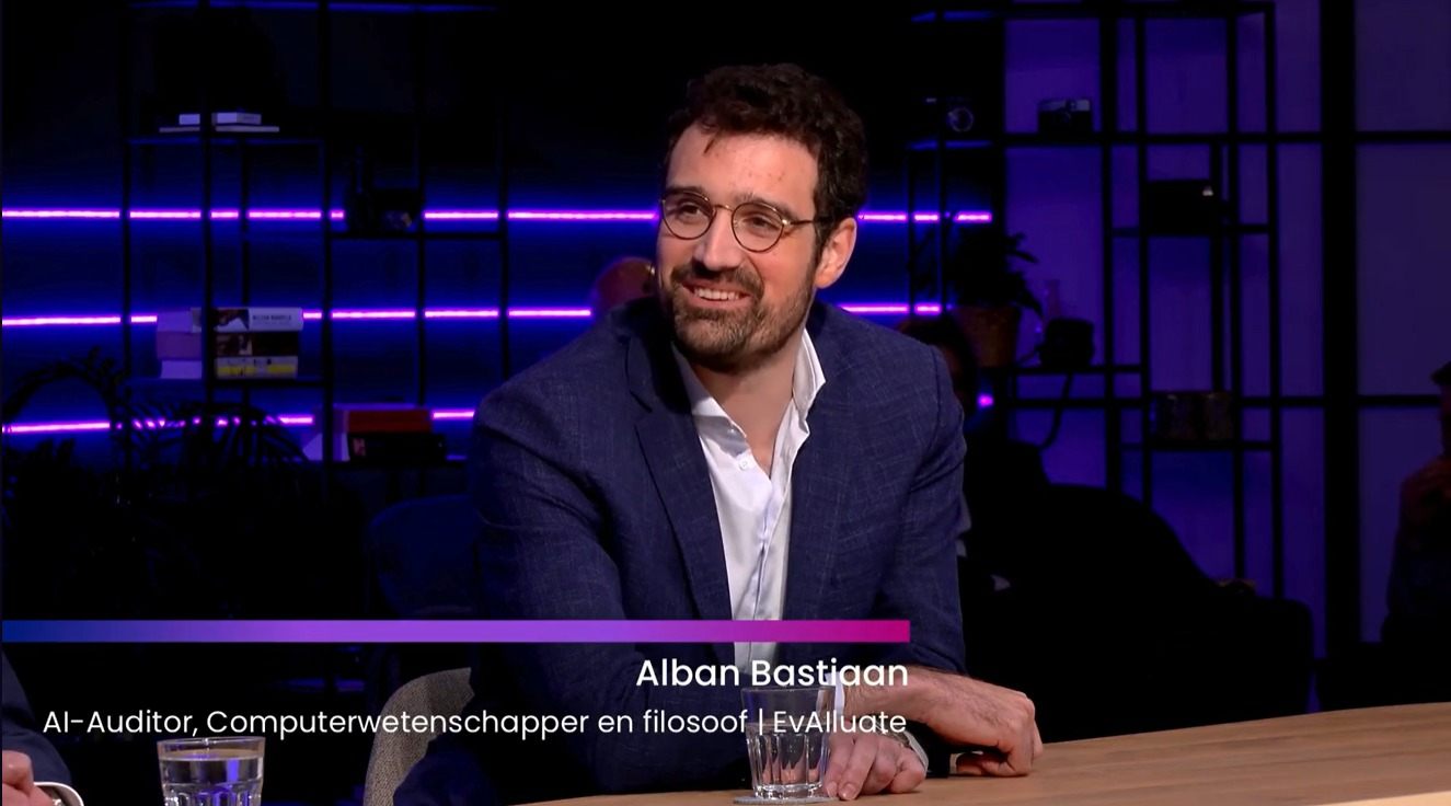 Alban Bastiaan aan tafel bij AI Forward