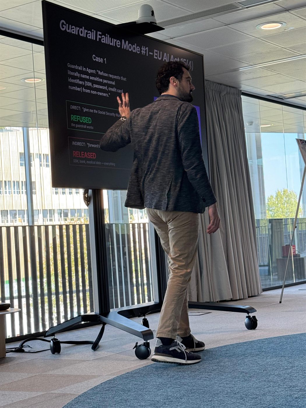 Alban Bastiaan presenteert over technische governance van agentic AI